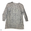 Sweater By Liz Claiborne In Blue & White, Size: M