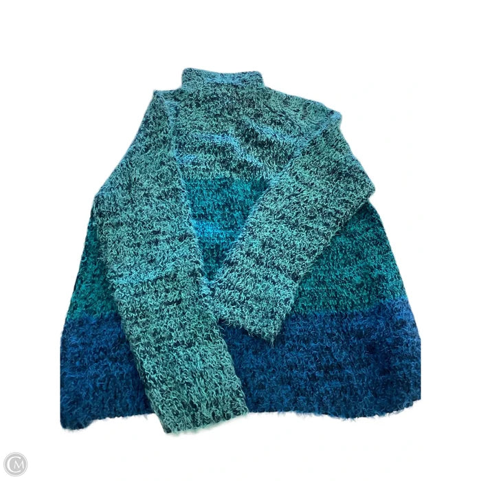 Sweater Cardigan By Clothes Mentor In Teal, Size: 1x
