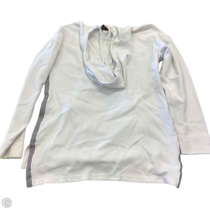 Sweatshirt Hoodie By Talbots In White, Size: Xs