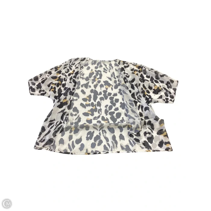 Swimwear Cover-up By Clothes Mentor In Black & White, Size: S