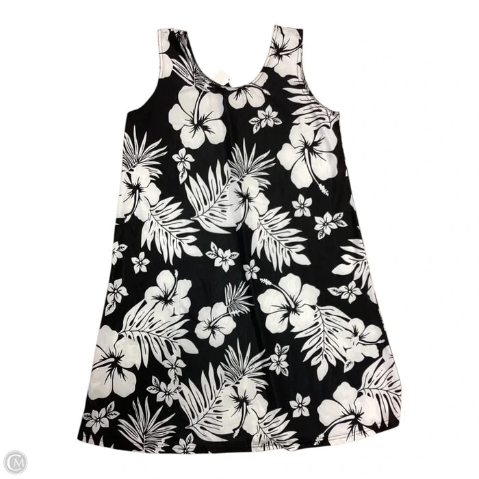 Swimwear Cover-up By Clothes Mentor In Black & White, Size: Xl