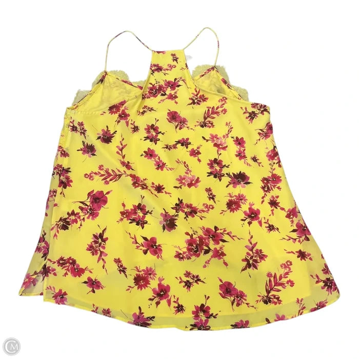 Tank Top By Cma In Yellow, Size: L