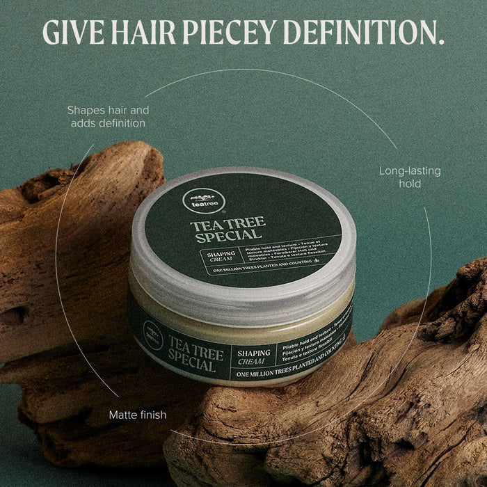 Tea Tree Shaping Cream infographic