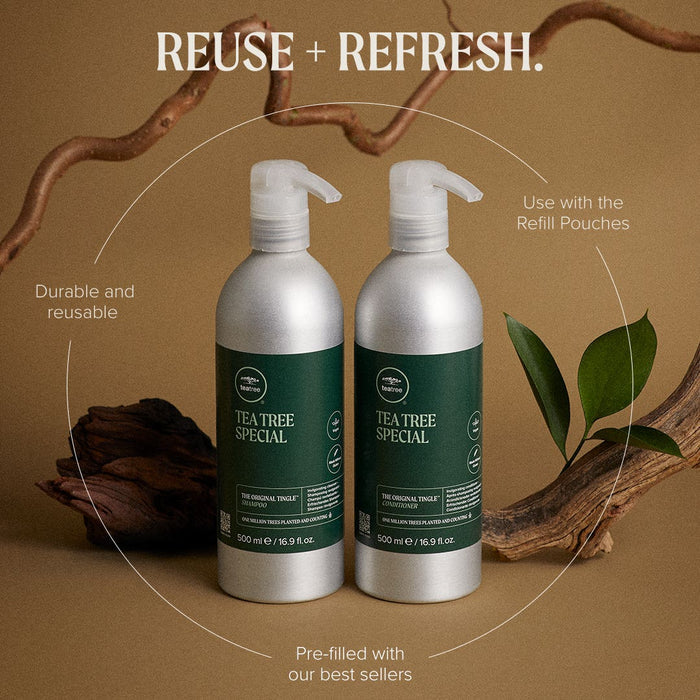Tea Tree Special Aluminum Bottles infographic