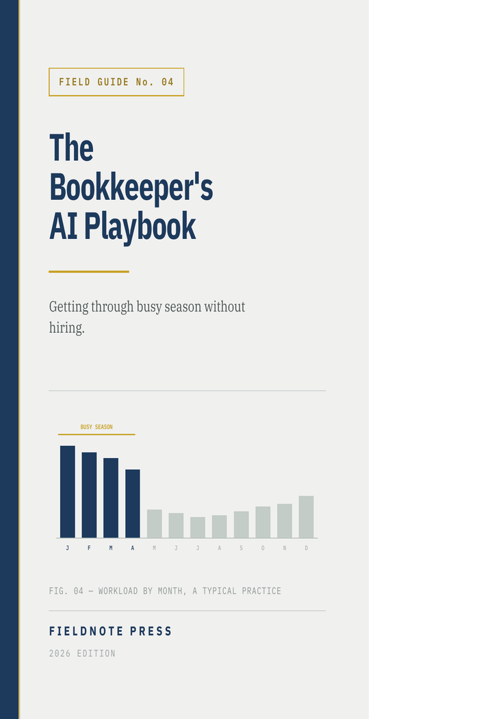 The Bookkeeper's AI Playbook