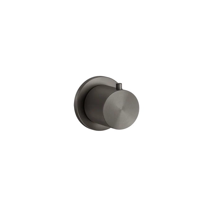 Thermostatic Volume Control Trim - 54564 Shower Controls GESSI Black Metal Brushed PVD