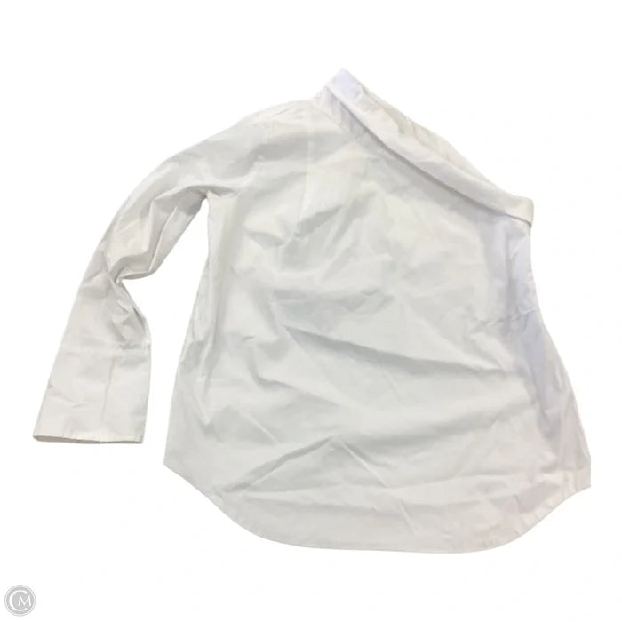 Top 3/4 Sleeve By Banana Republic In White, Size: 4p