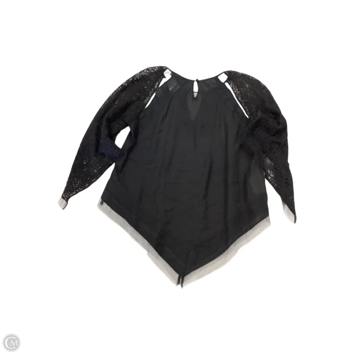 Top 3/4 Sleeve By Bcbg In Black, Size: S