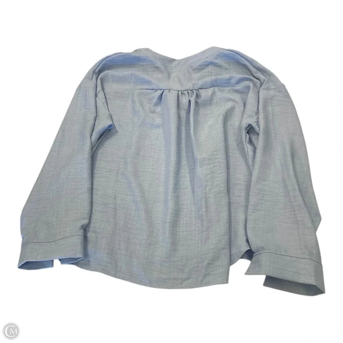 Top 3/4 Sleeve By Clothes Mentor In Blue, Size: 2x