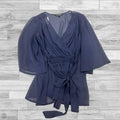 Top 3/4 Sleeve By Express In Blue, Size: Xs