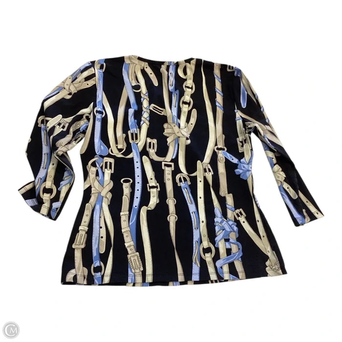 Top 3/4 Sleeve By J Mclaughlin In Navy, Size: S