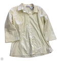 Top 3/4 Sleeve By Liz Claiborne In Yellow, Size: 10