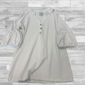 Top 3/4 Sleeve By Tracy Negoshian In White, Size: Xs