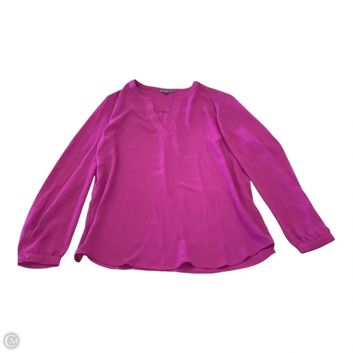 Top Long Sleeve By Adrianna Papell In Purple, Size: M