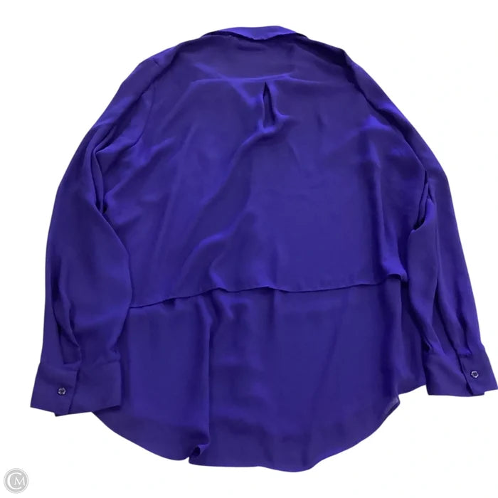 Top Long Sleeve By Apt 9 In Purple, Size: L