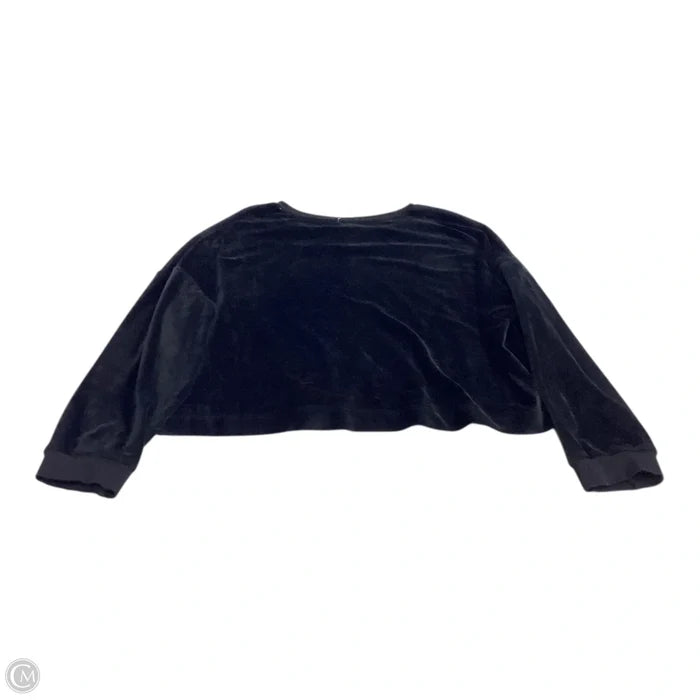 Top Long Sleeve By Bebe In Black, Size: Xl