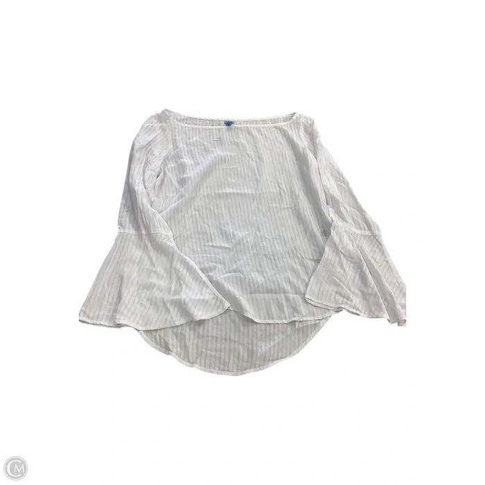 Top Long Sleeve By Bella Dahl In White, Size: M