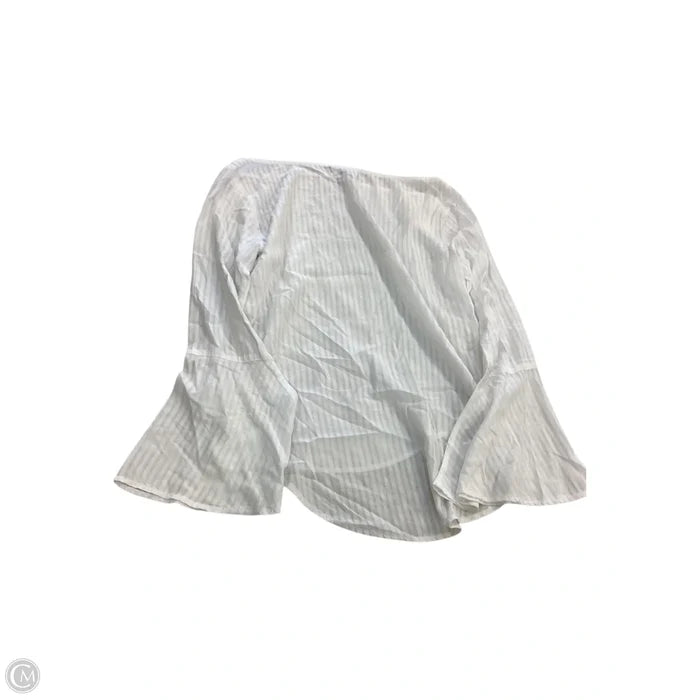 Top Long Sleeve By Bella Dahl In White, Size: M