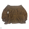 Top Long Sleeve By Cece In Animal Print, Size: Xl