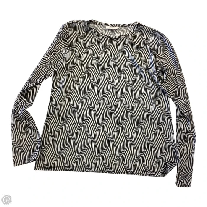 Top Long Sleeve By Clothes Mentor In Animal Print, Size: Xl