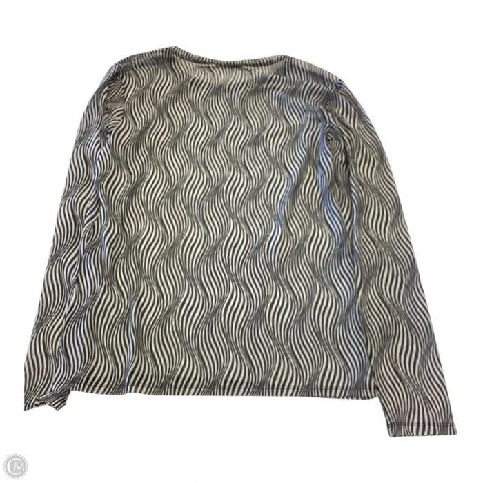 Top Long Sleeve By Clothes Mentor In Animal Print, Size: Xl