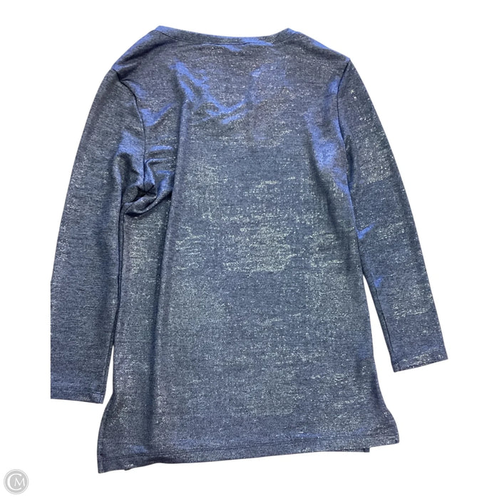 Top Long Sleeve By Cmc In Blue, Size: Xs