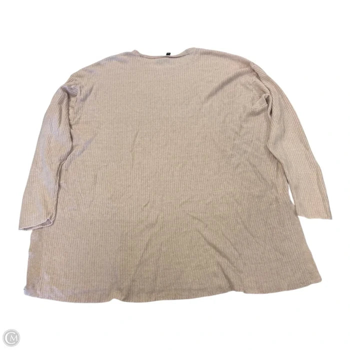Top Long Sleeve By Eileen Fisher In Pink, Size: L
