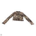 Top Long Sleeve By Gaze In Animal Print, Size: M