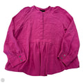 Top Long Sleeve By J. Crew In Pink, Size: S