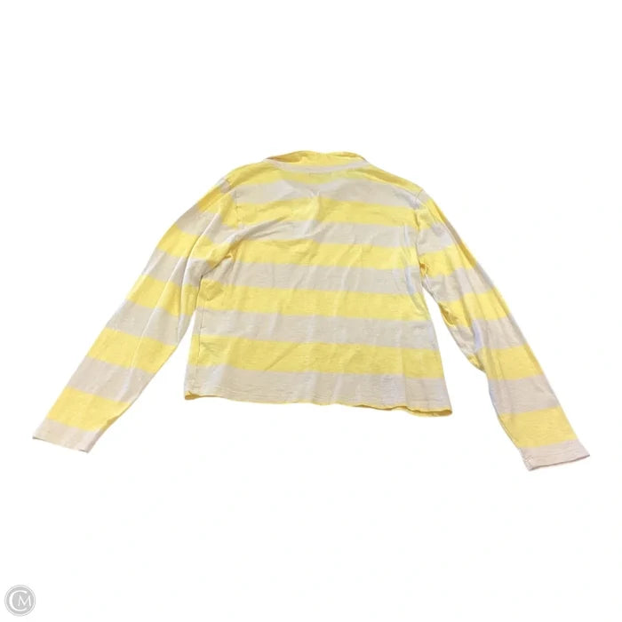 Top Long Sleeve By J. Crew In Striped Pattern, Size: L