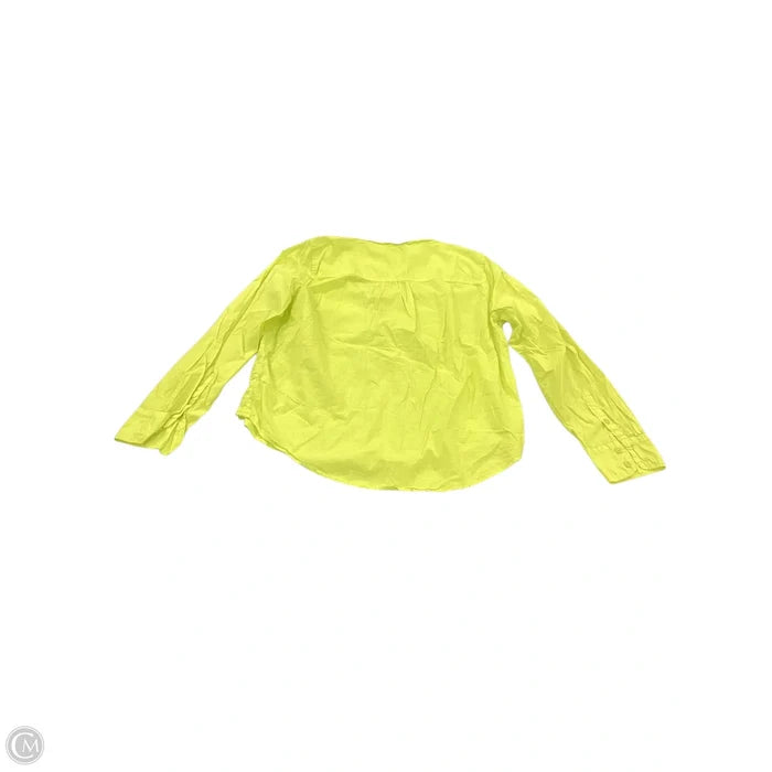 Top Long Sleeve By J. Crew In Yellow, Size: M