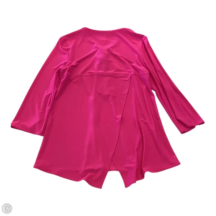 Top Long Sleeve By Joseph Ribkoff In Pink, Size: 6