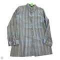 Top Long Sleeve By Josephine Chaus In Blue, Size: 8