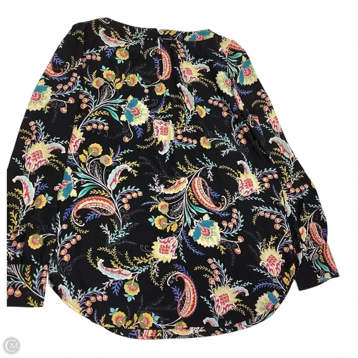Top Long Sleeve By Loft In Floral Print, Size: Sp