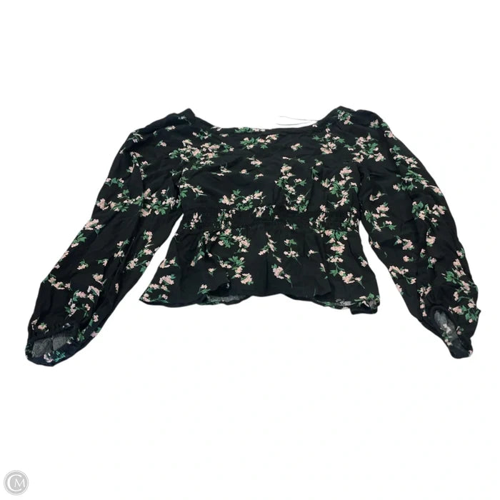 Top Long Sleeve By Old Navy In Black, Size: L