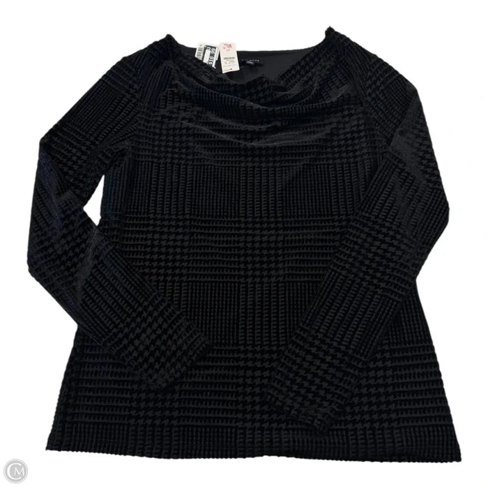 Top Long Sleeve By Talbots In Black, Size: Xs