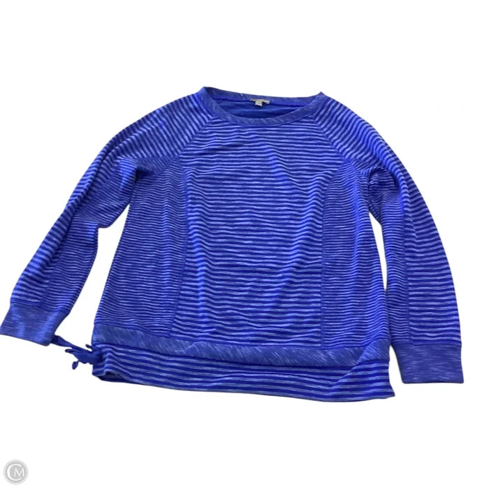 Top Long Sleeve By Talbots In Striped Pattern, Size: Xs