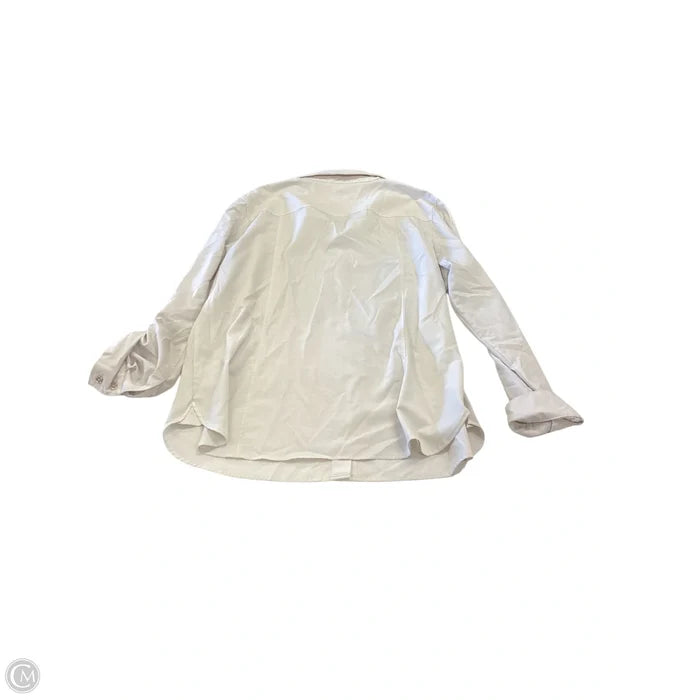 Top Long Sleeve By Tommy Hilfiger In Cream, Size: Xl
