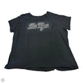 Top Short Sleeve Basic By Clothes Mentor In Black, Size: L