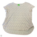Top Short Sleeve Basic By H&m In Cream, Size: S