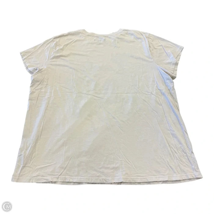 Top Short Sleeve Basic By Show Me Your Mumu In Cream, Size: Xl