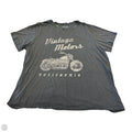 Top Short Sleeve Basic By Show Me Your Mumu In Grey, Size: Xxl