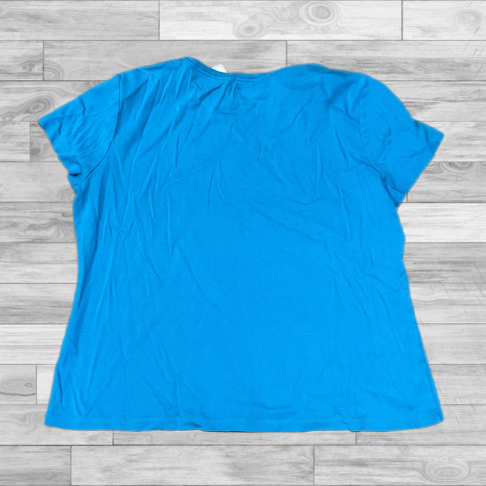 Top Short Sleeve Basic By Talbots  Size: Xl