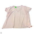 Top Short Sleeve By Calvin Klein In Pink, Size: 3x