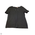 Top Short Sleeve By Chicos In Black, Size: 0