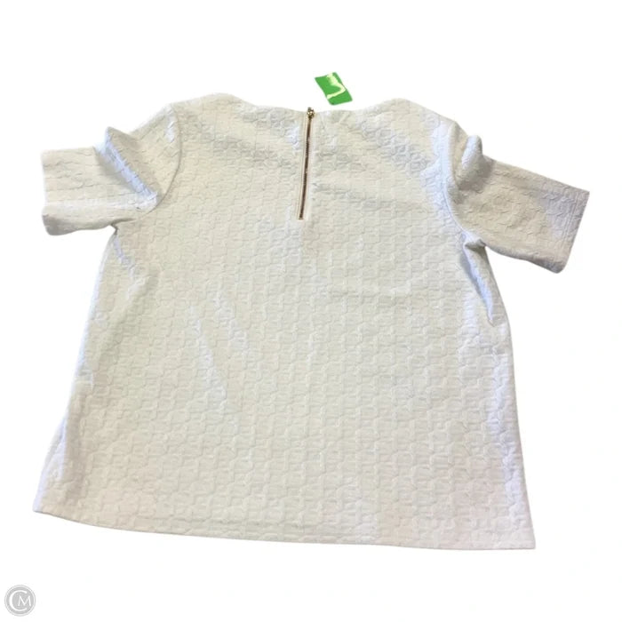 Top Short Sleeve By Chicos In Cream, Size: S
