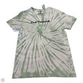Top Short Sleeve By Clothes Mentor In Green & White, Size: M