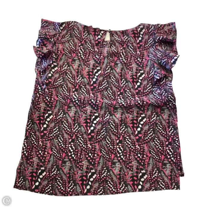 Top Short Sleeve By Clothes Mentor In Multi-colored, Size: S