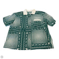 Top Short Sleeve By Cmc In Green, Size: L