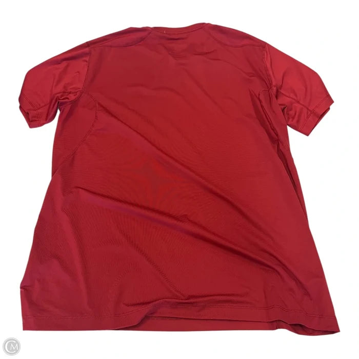 Top Short Sleeve By Nike In Red, Size: Xxl